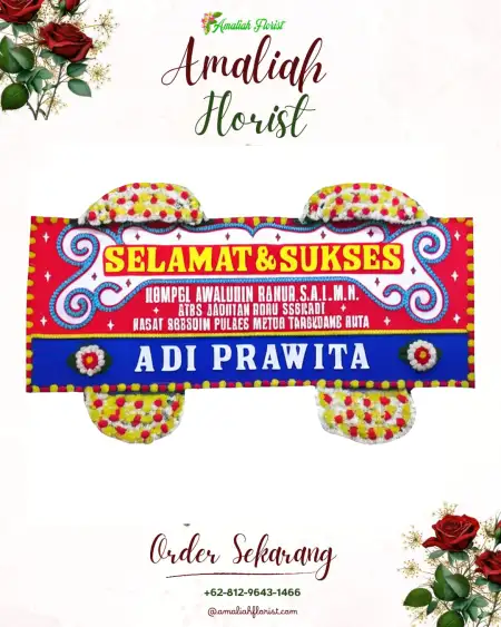 Papan Bunga Ucapan Selamat Pasilian